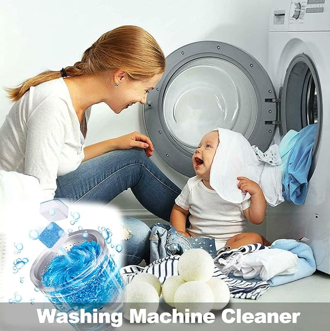 🔥LAST DAY 50% OFF🔥Washing Machine Effervescent Tablets(12pcs in a box)