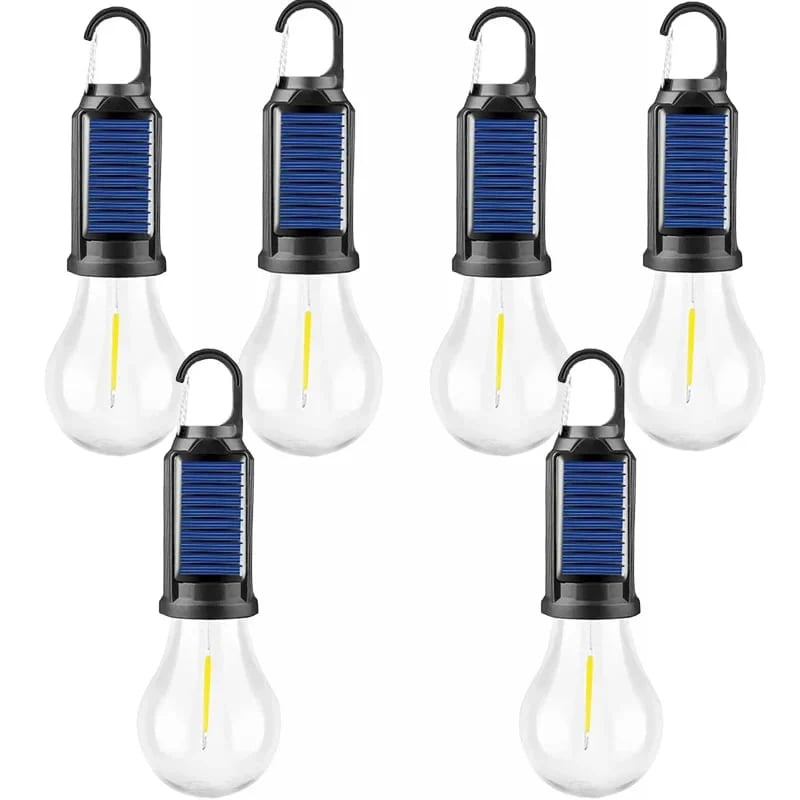 💡Rechargeable Solar LED Light Bulbs with Waterproof Clip Hook💡