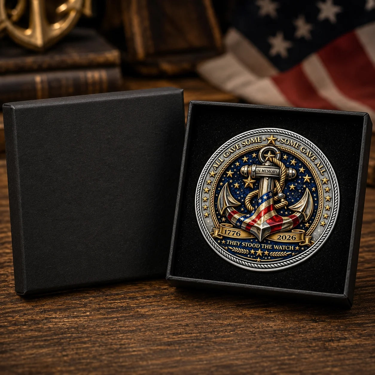US Military Challenge Coin | 3D Enamel Commemorative Veteran Gift & Collection