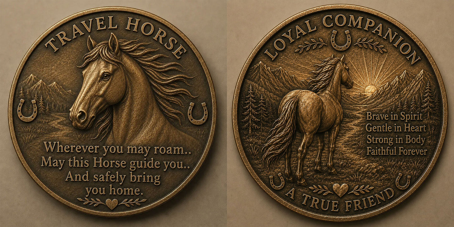 🐂 Travel Highland Cow Lucky Coin