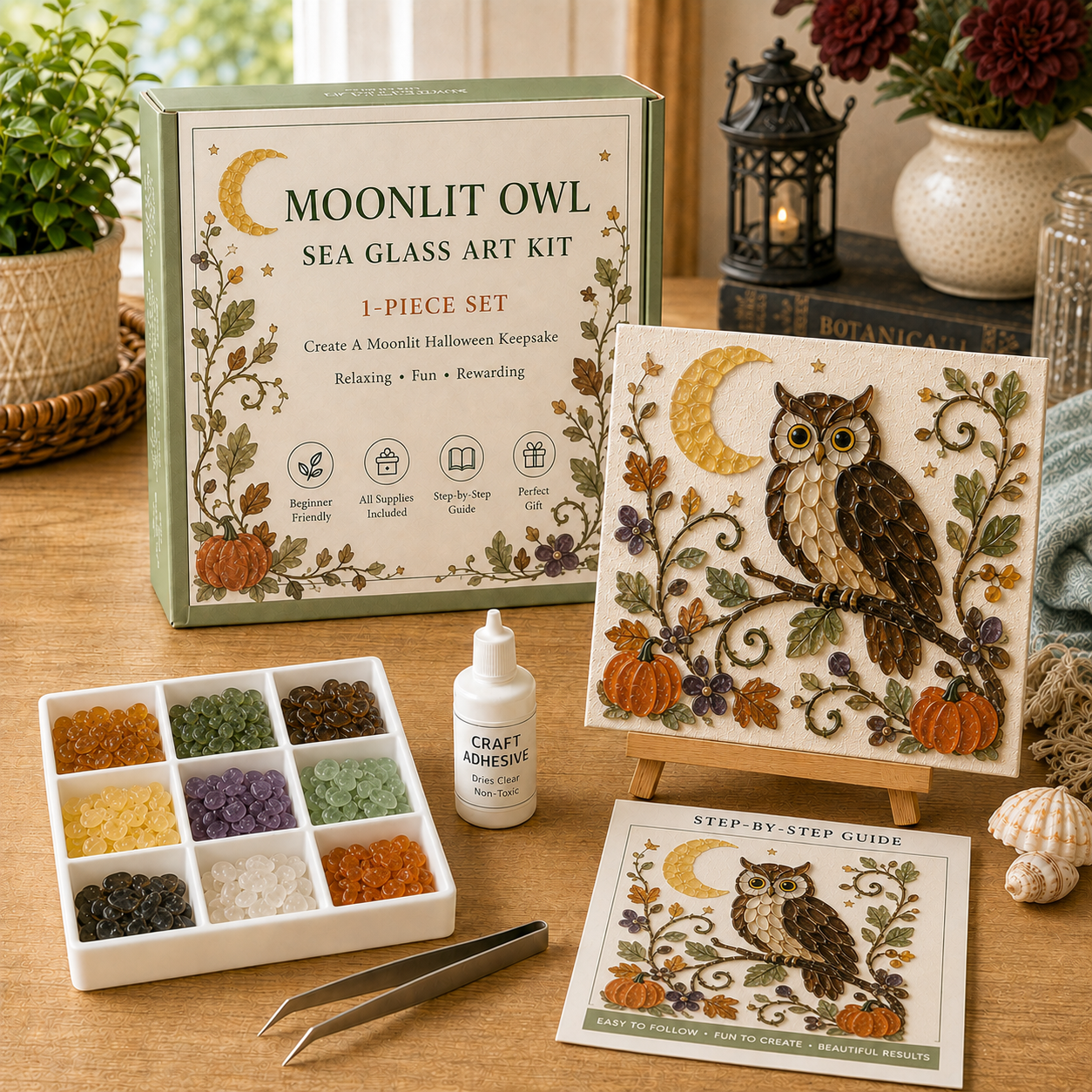 ๐ Halloween Sea Glass Art Kit