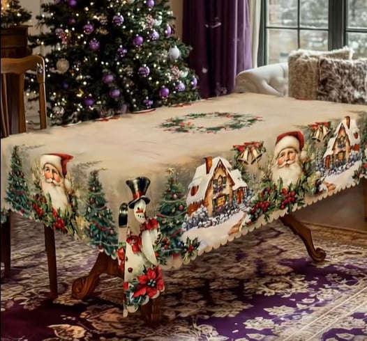 šThe Best Christmas Giftš„Christmas Tablecloth
