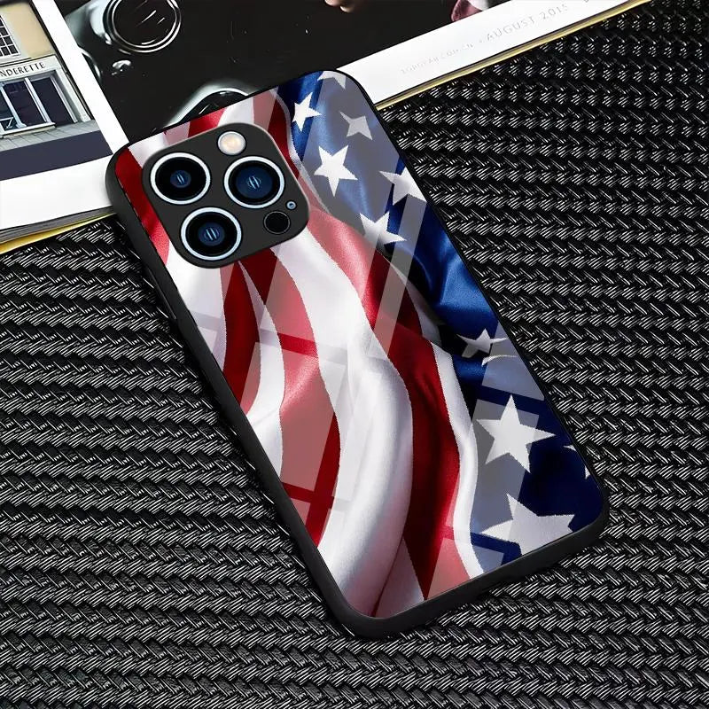 Patriotic American Flag Case for iPhone & Samsung -Slim Protective Cover