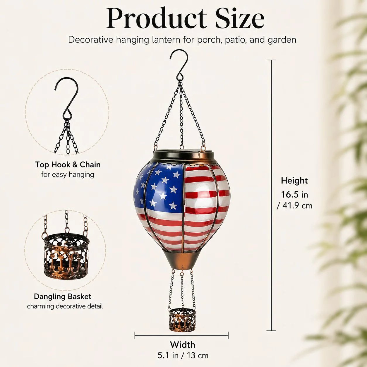 ✨250th Anniversary Solar Hot Air Balloon Lantern🏮
