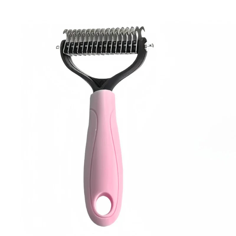 Dual-Sided Pet Grooming Comb for Dogs & Cats