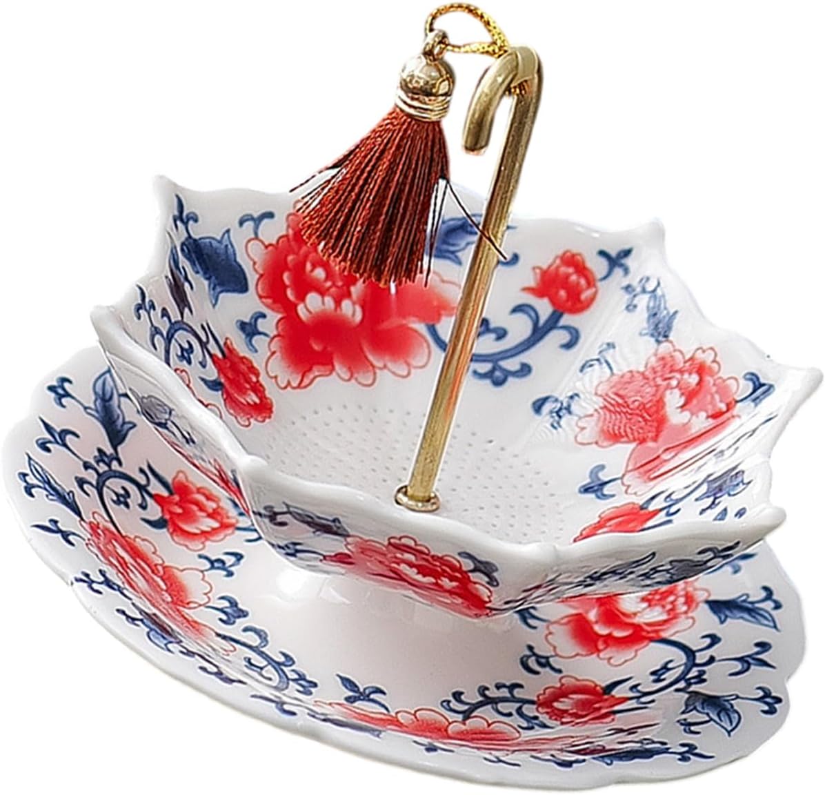 🔥50% OFF🔥 ☂️ Porcelain Umbrella Tea Infuser Set 🍵✨
