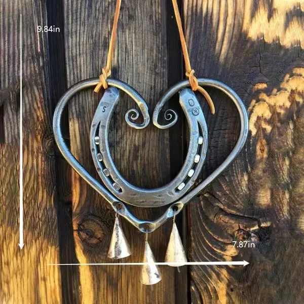The Horseshoe Heart Wind Chime โค๐ (Handmade by Jordan Maynardยฎ)