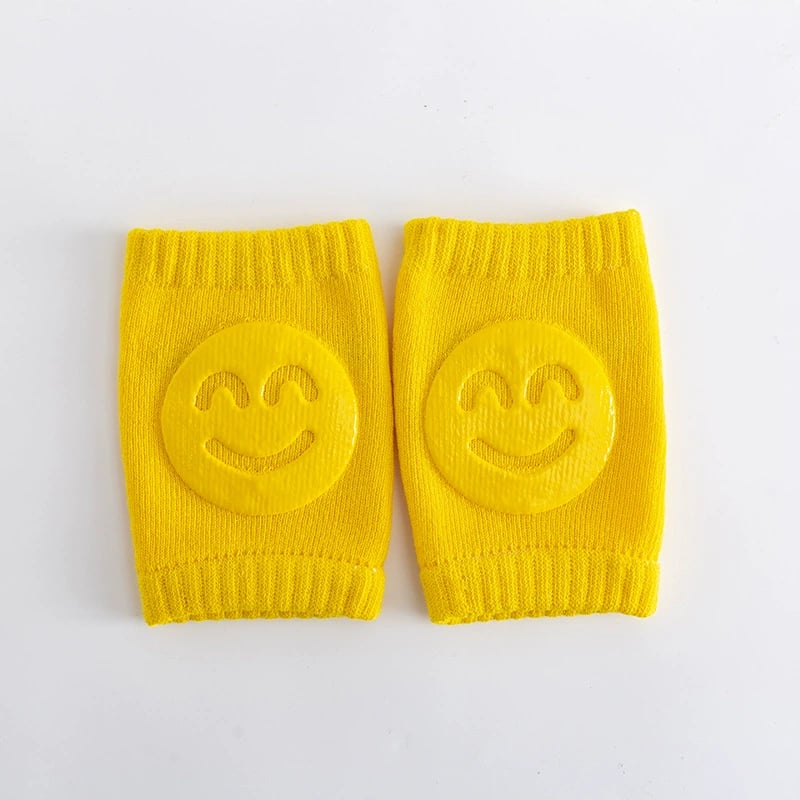 Baby 5-Pair Non-Slip Knee Pads, Thick Soft Contoured Fit for Crawling, Durable Fall Protection