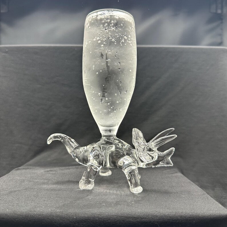 🔥🦕Dinosaur Champagne Glass
