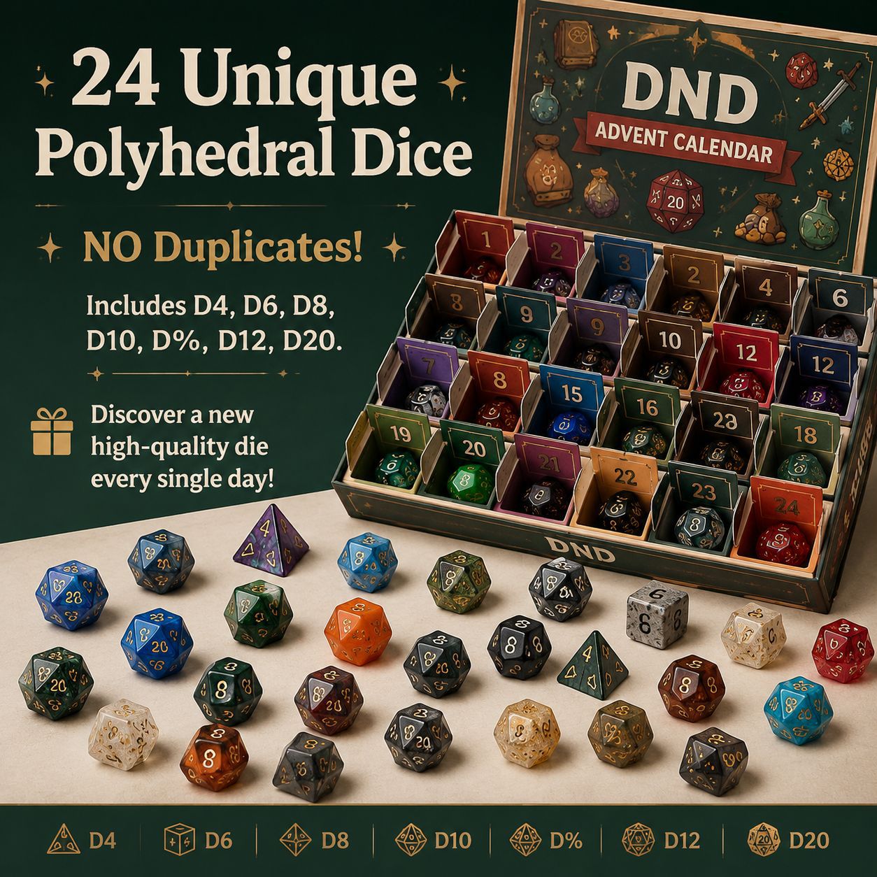 🎁The DND Adventure Calendar – 24 Days of Surprises