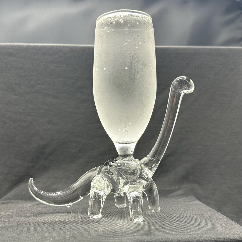 🔥🦕Dinosaur Champagne Glass
