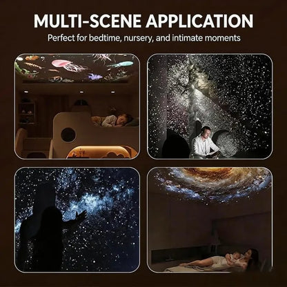 2-in-1 Galaxy Star Projector Starry Projector Light