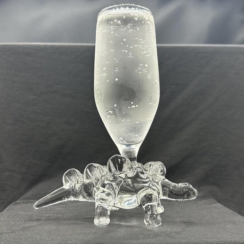 🔥🦕Dinosaur Champagne Glass