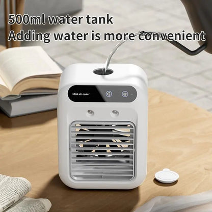 (🎁Last Day 49% OFF)❄️Mini Portable Air Conditioner with Cooling and Humidification Function