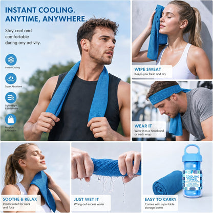 💦BUY 1 GET 1 FREE!!⚡❄️Zero Degrees Cooling Towel