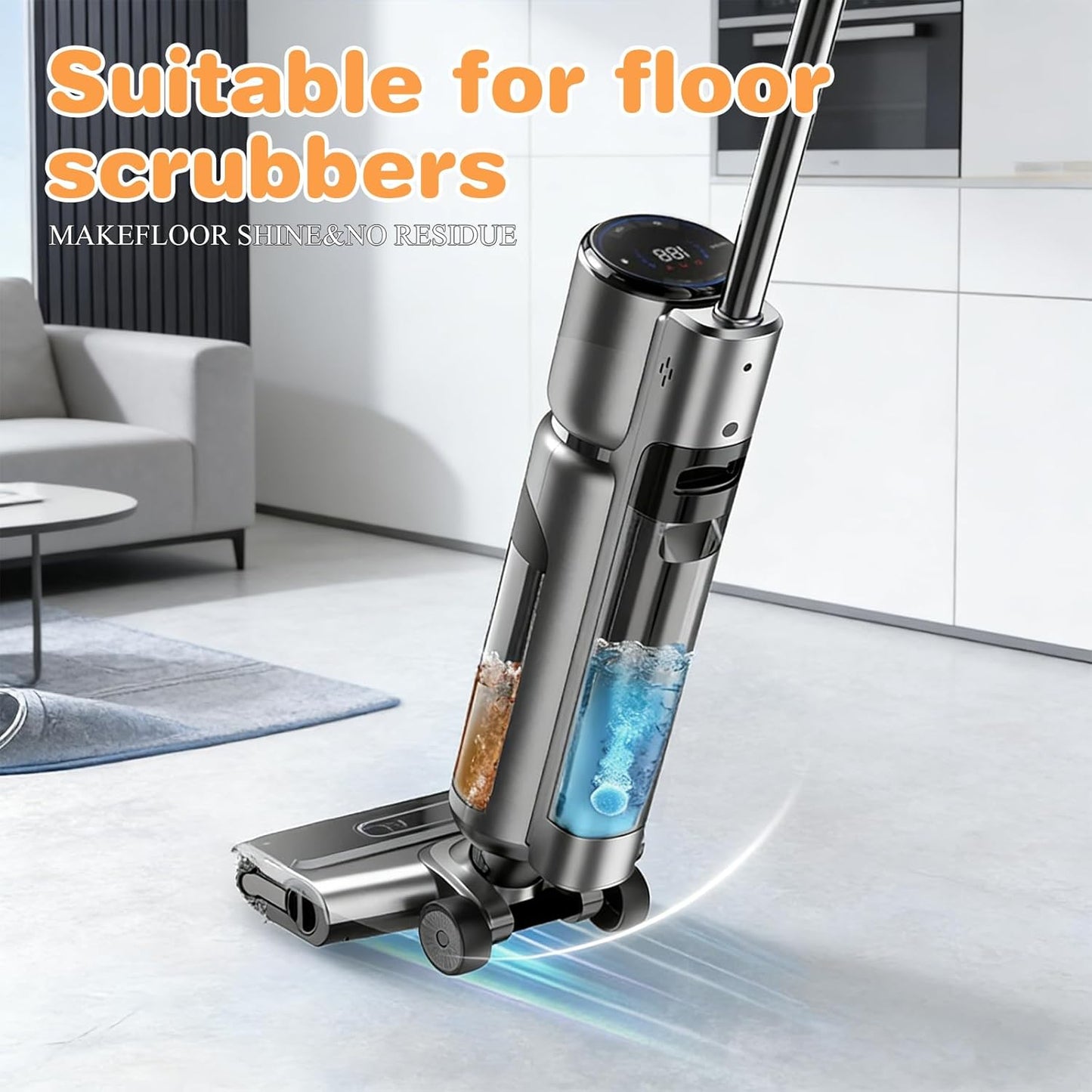 🌿🍋12pcs Floor Cleaning Solution Tablet Deep Cleans for Multiple Hard Floors