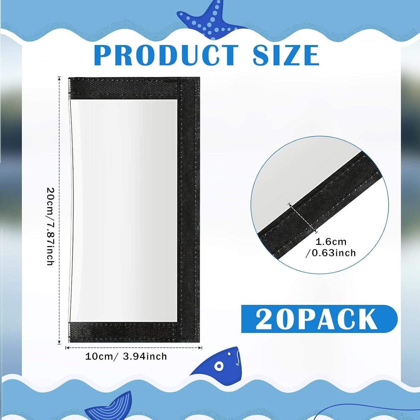 🔥Clear PVC Fishing Lure Wraps for Safety & Store