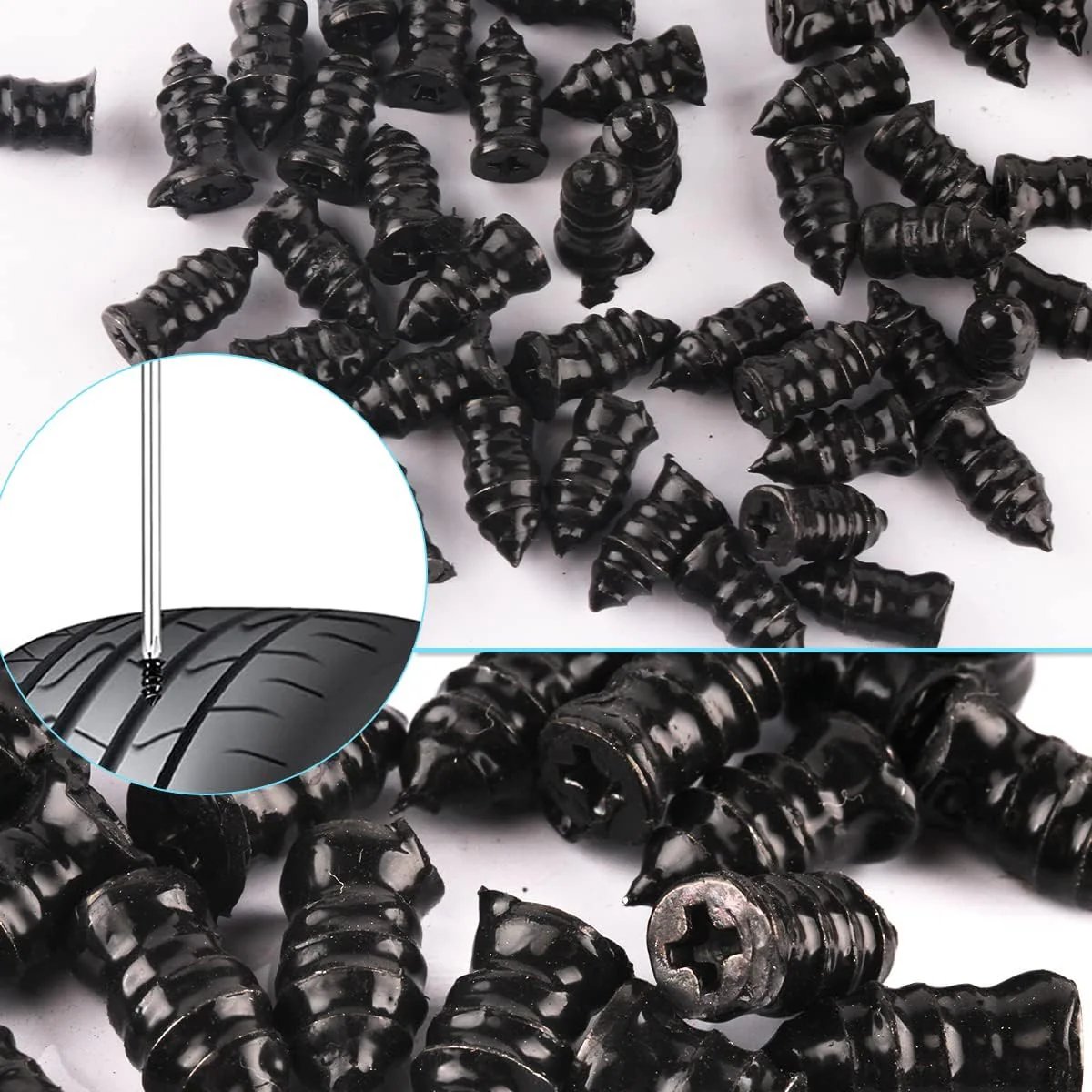 🔥Last Day 49% OFF- Tire Repair Rubber Nail🚚🎁Free Screwdriver Included
