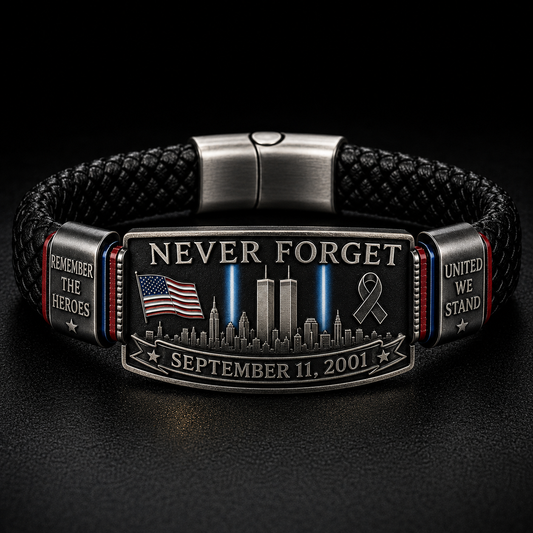 🎁9/11 Never Forget Memorial Bracelet | September 11 Tribute Collection-✈️ BUY 3 FREE SHIPPING