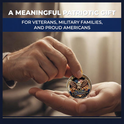 🔥Last Day 60% OFF 🔥 Honor America’s Heroes – 250 Years of Freedom Veteran Tribute Coin