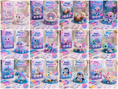 🔥Last Day 49% OFF🐚 12 Magical Ocean Friends DIY Kit – Create Your Own Adorable Sea Creatures!
