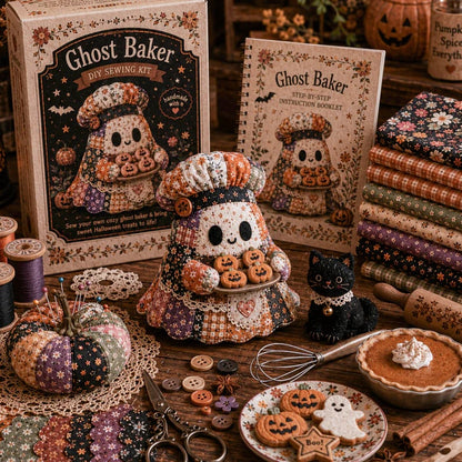 🔥LAST DAY 50% OFF - 👻Little Ghost’s Cozy Halloween DIY Patchwork Kit