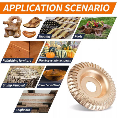 🔥 3PCS 4" Wood Carving Disc Set — The Ultimate Woodworking Game-Changer