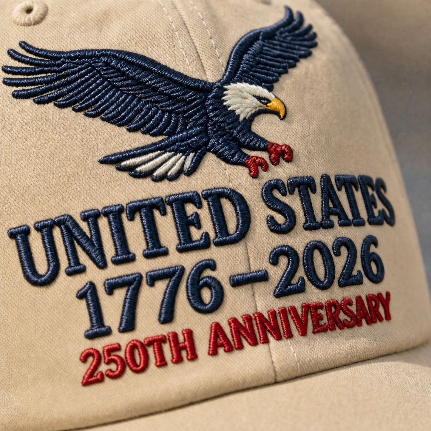 United States 250th Anniversary Eagle Cap – Embroidered Edition