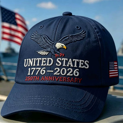 United States 250th Anniversary Eagle Cap – Embroidered Edition