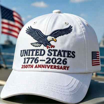 United States 250th Anniversary Eagle Cap – Embroidered Edition