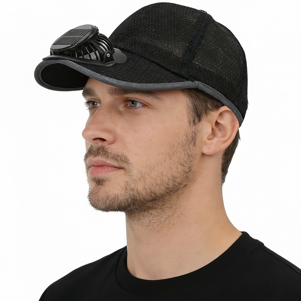 🧢2026 Pro Outdoor Cooling Hat: Dual-Power Fan Cap