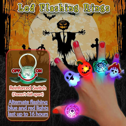 🎁LED Light Halloween Glowing Ring😍