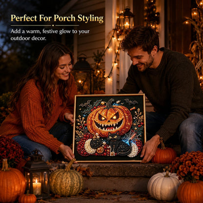 🔥 LAST DAY 49% OFF – 🖤 Premium 3D Pearl Dark Gothic Diamond Painting Art Kit | Luxury Flocked Canvas with Scratch-Resistant Non-Fading Pearl Beads DIY Dark Academia Decor 💀🕯️✨
