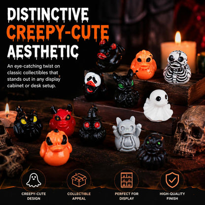 👻Mini Demon Ghost Skull Resin Duck Desktop Decoration Item