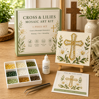 ✝️ Christian Sea Glass Art Kit