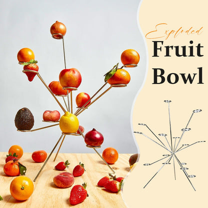 🎆【Fireworks on the Dinner Table】Exploding Fruit Bowl 🍎✨