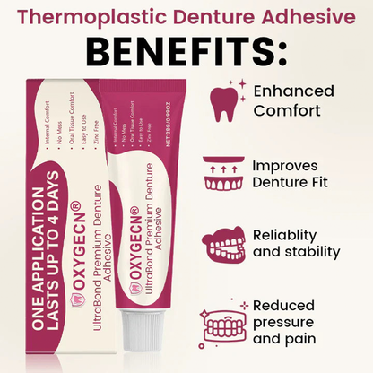 Oxygecn® UltraBond Premium Denture Adhesive