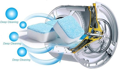 🔥LAST DAY 50% OFF🔥Washing Machine Effervescent Tablets(12pcs in a box)