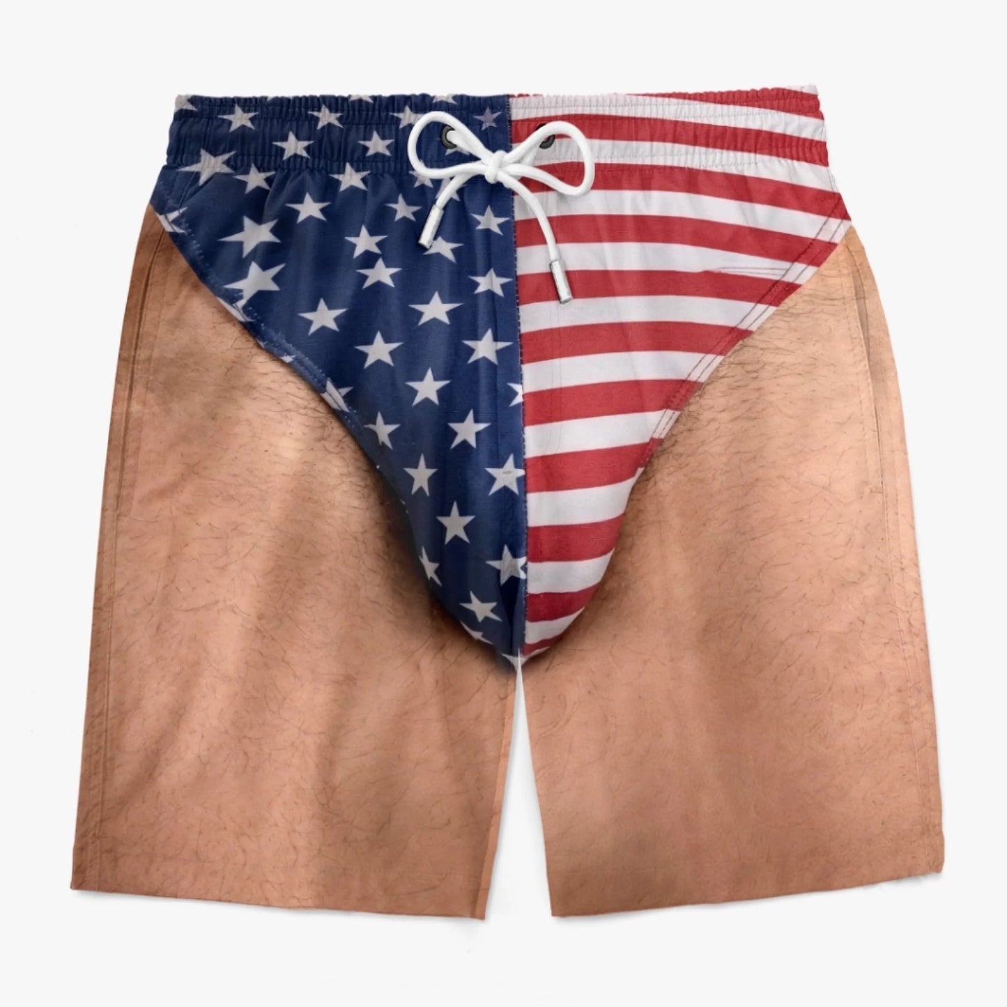 🇺🇸 Funny Patriotic Men’s Swim Trunks – Freedom & Chill Summer Beach Shorts 🏖️😎