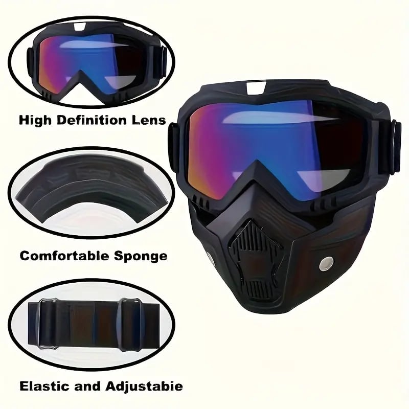 🎁Father's Day Gift-🛠️Detachable Full Face Goggle Mask