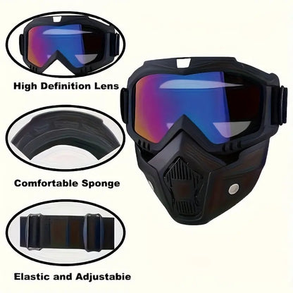 🎁Father's Day Gift-🛠️Detachable Full Face Goggle Mask