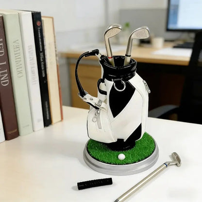 ⛳ Golf Pen Holder + 3-Pen Set 🏌️‍♂️ Elevate Your Desk – A Hole-in-One for Style & Function