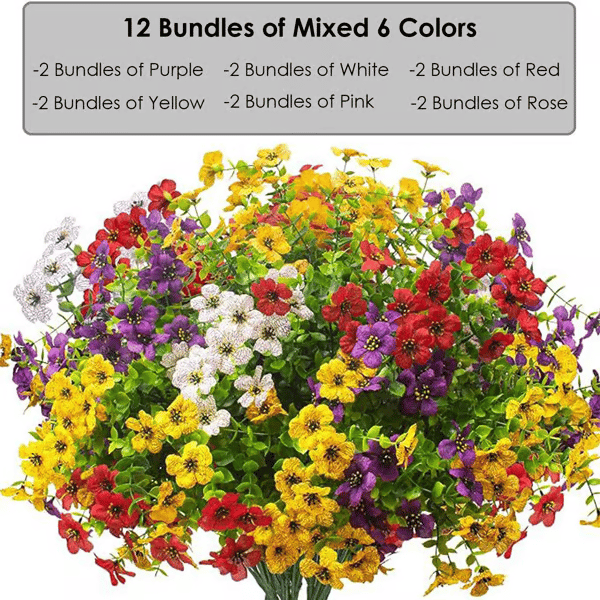 🔥🔥12 Bundles of Mixed 6 Colors