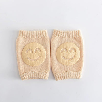 Baby 5-Pair Non-Slip Knee Pads, Thick Soft Contoured Fit for Crawling, Durable Fall Protection