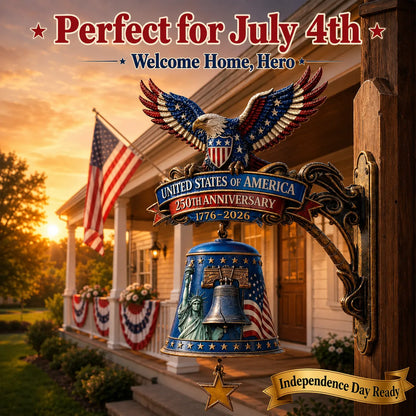🦅USA 250th Anniversary Patriotic Wall Bell
