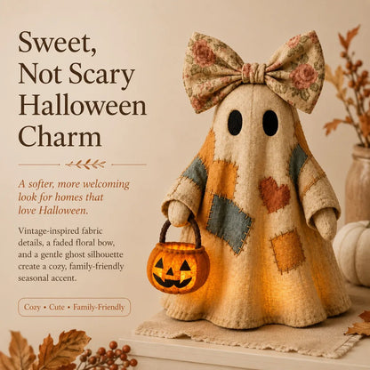 🏆Limited Time Sale 49% OFF🍂👻 Lighted Vintage Patchwork Ghost
