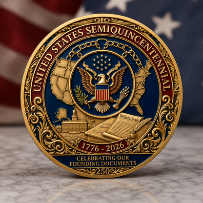 ⚡Last Day 60% OFF - United States 250th Anniversary Commemorative Challenge Coin