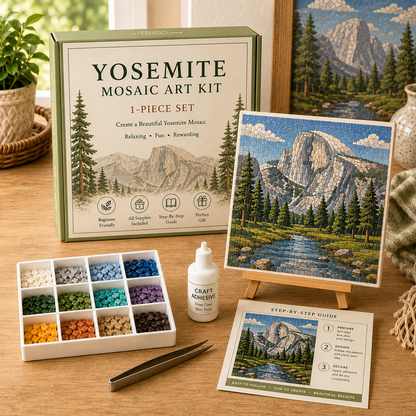 🏞️ America’s National Parks Sea Glass Art Kit