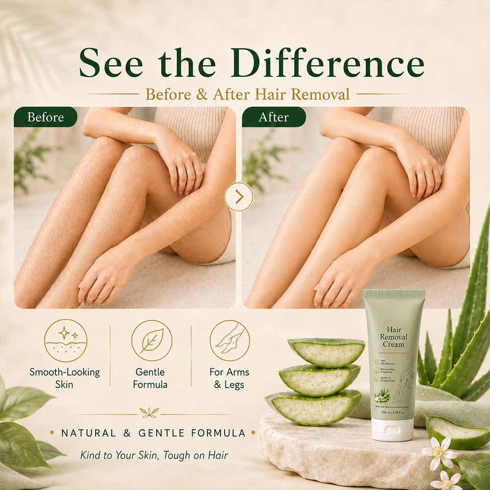 REPAIRSKINS | Painless Depilatory Cream – No Razor Bumps, No Harsh Odor