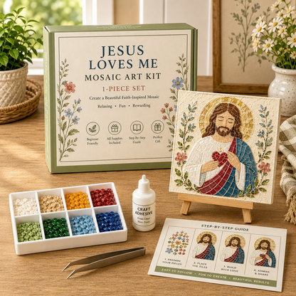 ✝️ Christian Sea Glass Art Kit